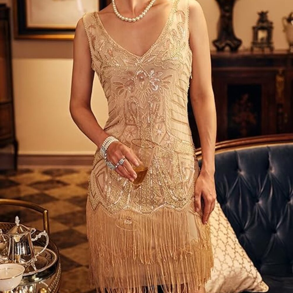 Babeyond Flapper Dress Sz Medium